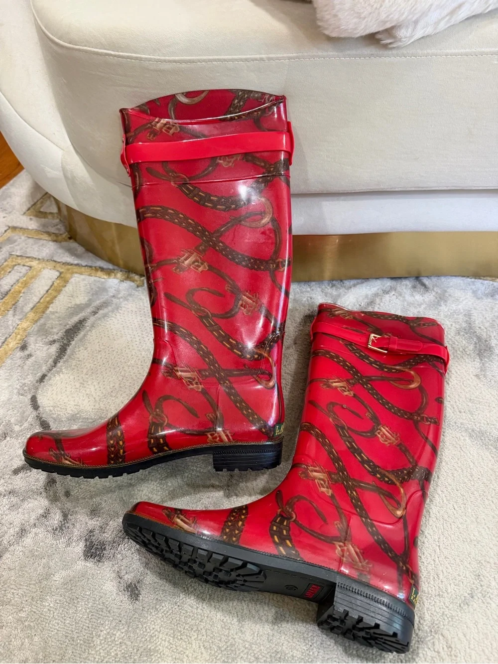 NWOT women’s Lauren Ralph Lauren Rossalyn II rain boots size 11